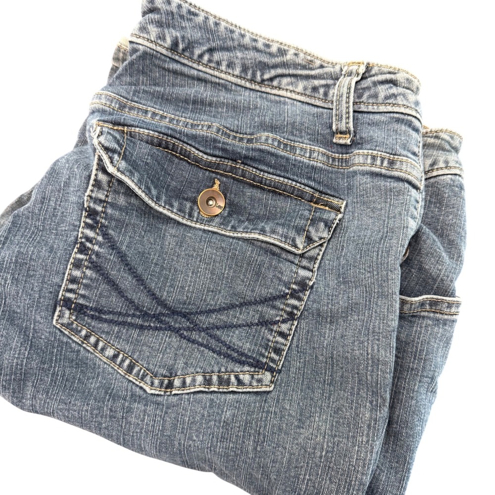 Lee Slender Secret Womens Bootcut Jeans‎ Medium Wash Blue Denim Size 36x30
